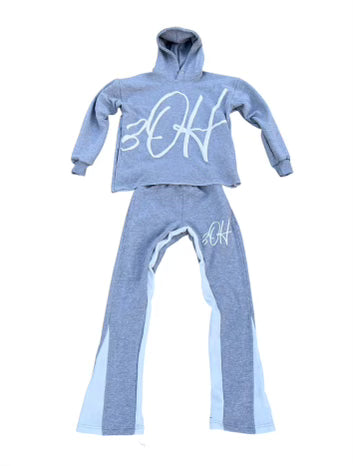 Grey & White 3OH sweatsuit