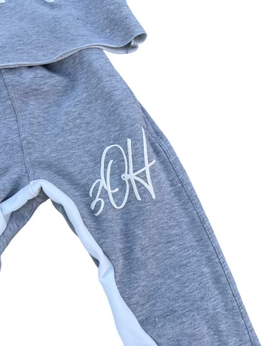 Grey & White 3OH sweatsuit