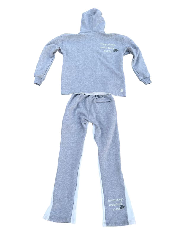 Grey & White 3OH sweatsuit