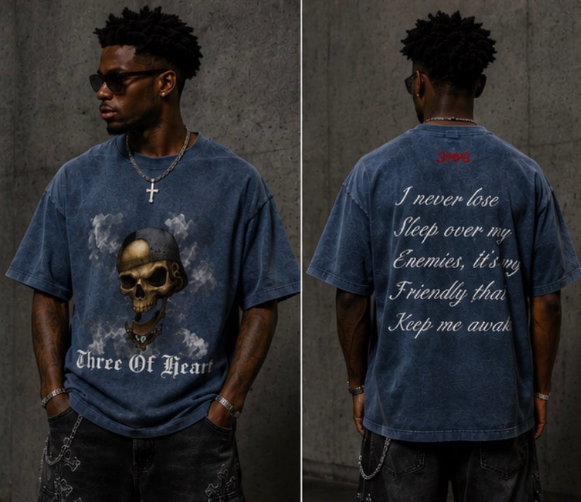 Three Of Heart Graphic T-shirt